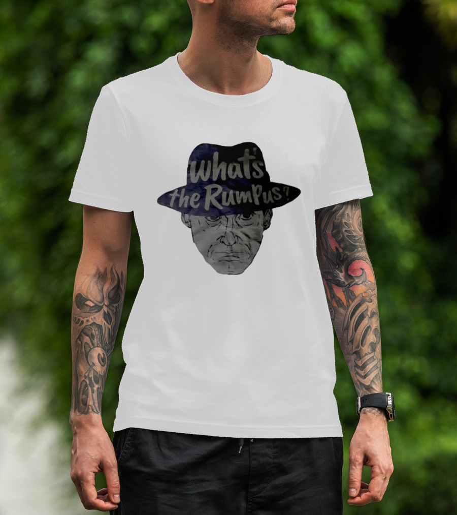 What's The Rumpus Vintage Styled Fedora Face T-Shirt