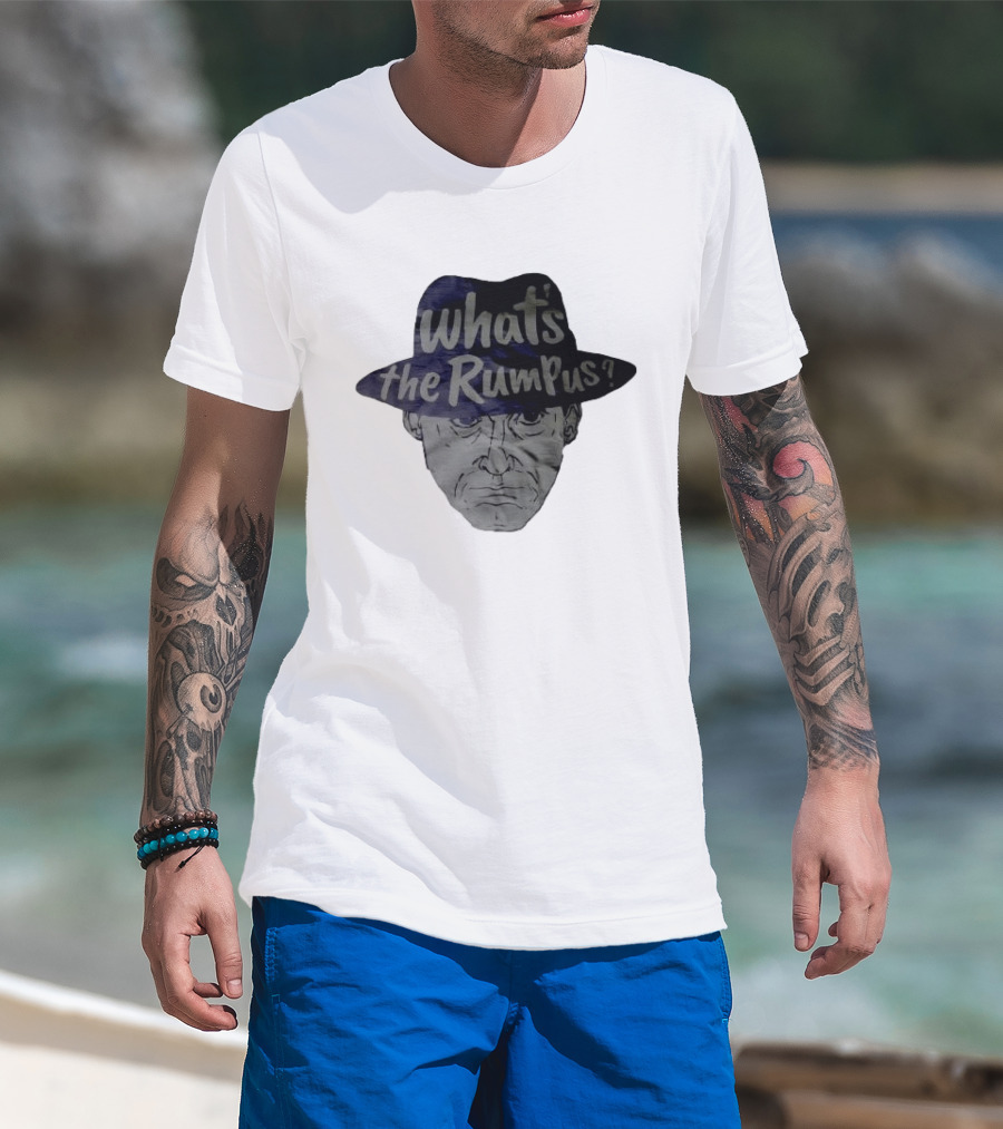 What's The Rumpus Vintage Styled Fedora Face T-Shirt