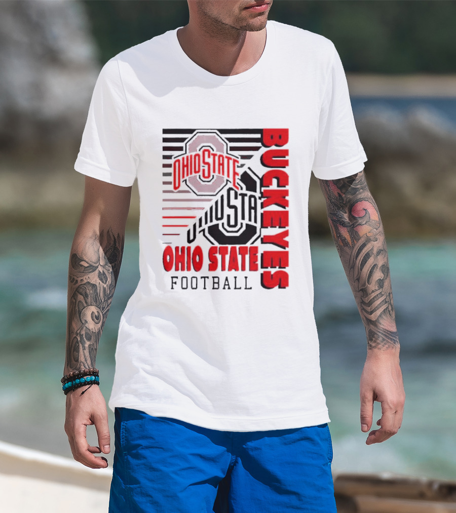 Ohio State Buckeyes Football Throwback T-Shirt