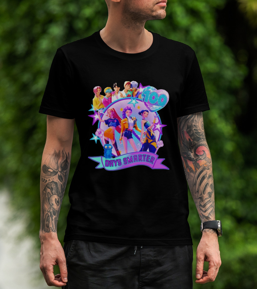 100 Days Smarter K Pop Stars Celebration T-Shirt