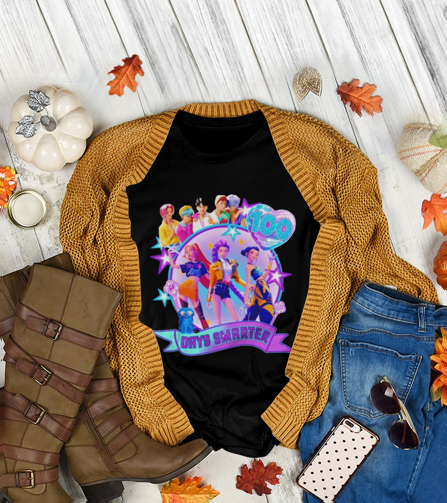 100 Days Smarter K Pop Stars Celebration T-Shirt