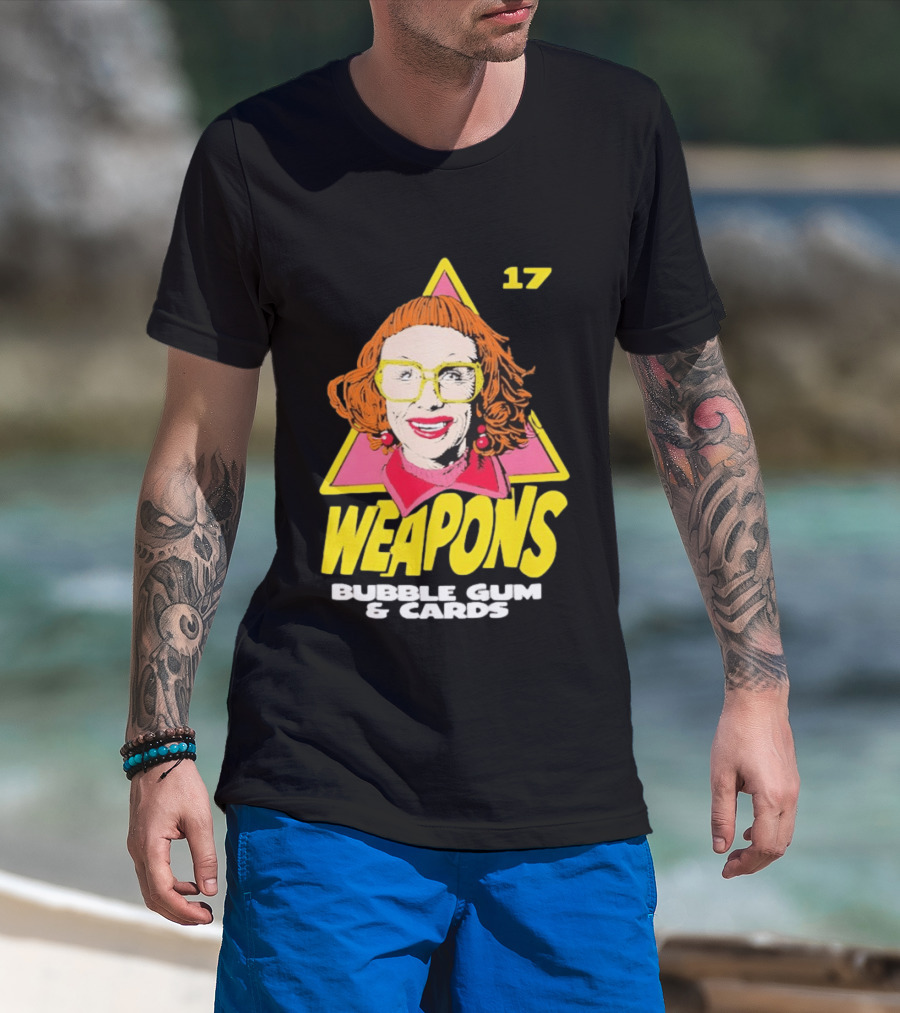 Aunt Gladys Weapons 17 Bubble Gum & Cards T-Shirt