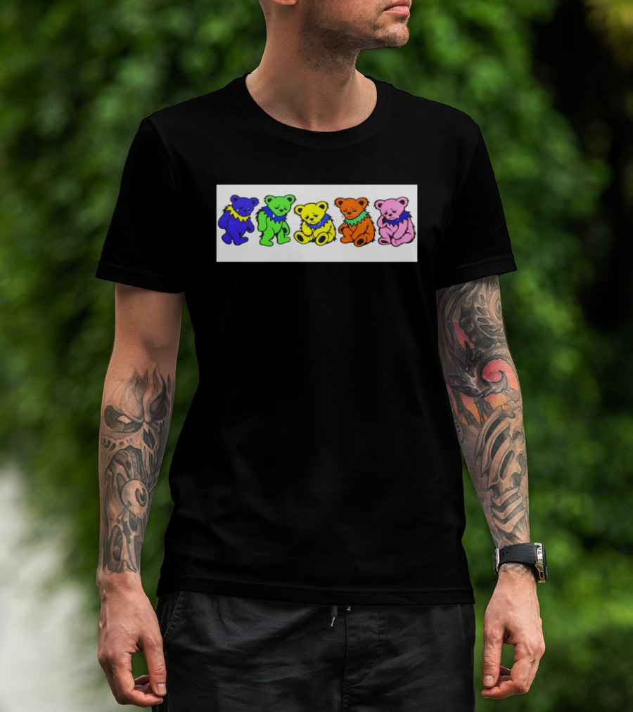 Grateful Dead Bears Crying Bob Weir Grateful Dad T-Shirt