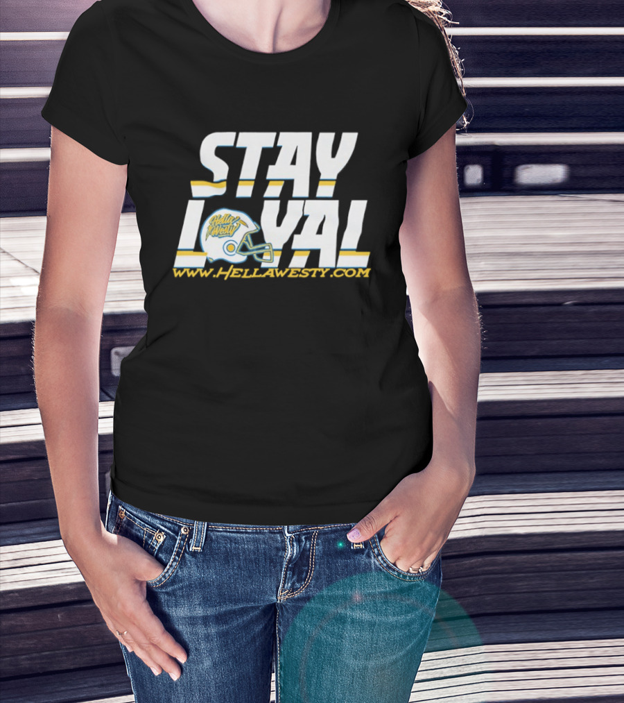 Los Angeles Chargers Stay Loyal Helmet T-Shirt