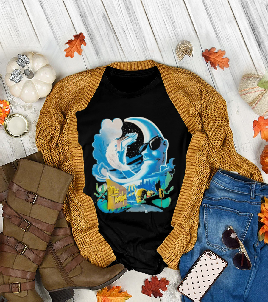 McDonald's Mac Tonight Moon Man Playing Piano Retro Nostalgia T-Shirt
