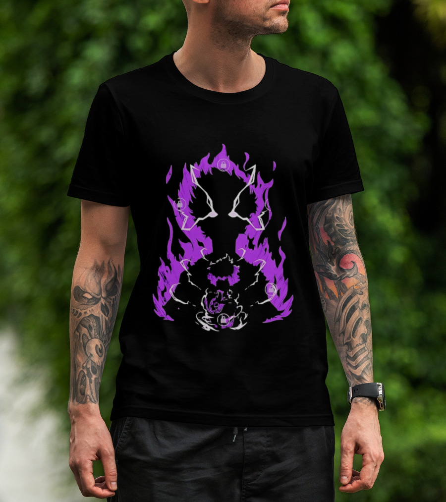 Psi Rampage Mob Psycho 100 Anime Psychic Energy Aura T-Shirt