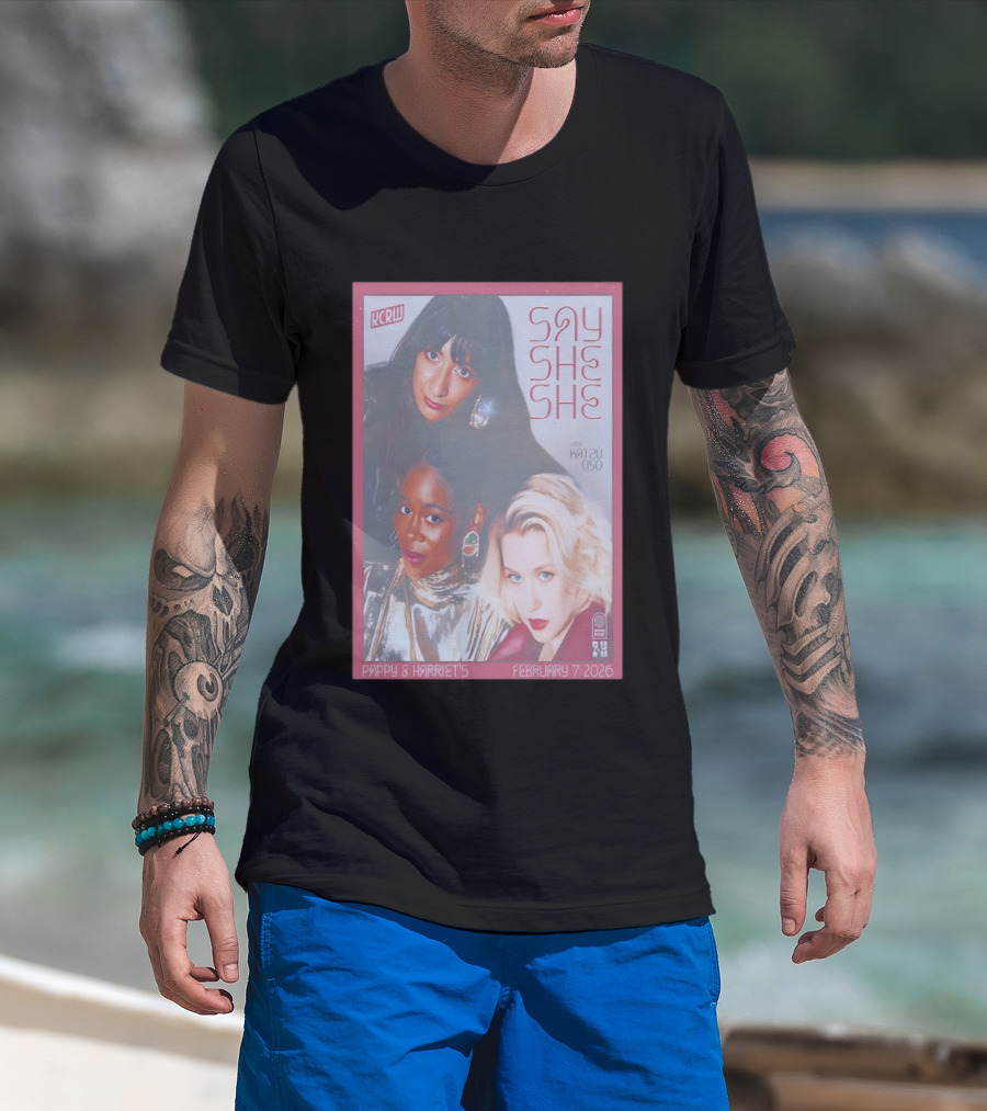KCRW Say She She With Katsu Oso Pappy & Harriet's February 7 2026 T-Shirt
