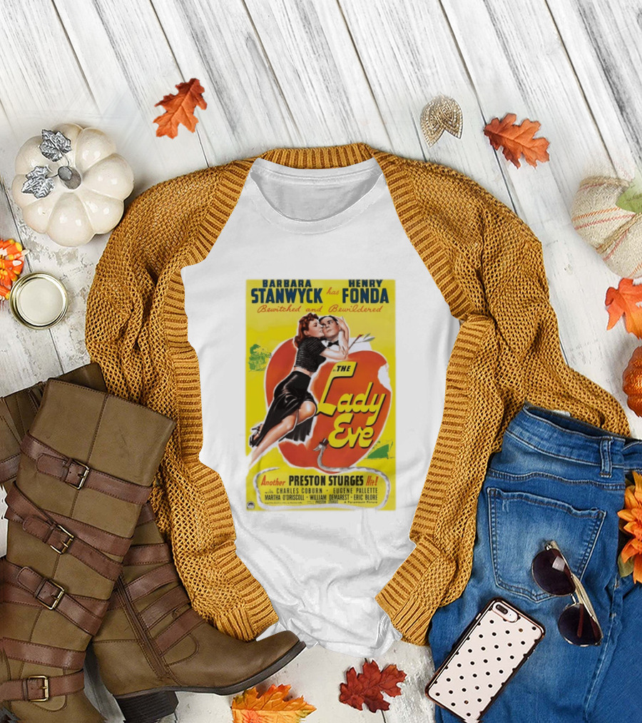 Barbara Stanwyck Henry Fonda The Lady Eve Bewitched Bewildered T-Shirt