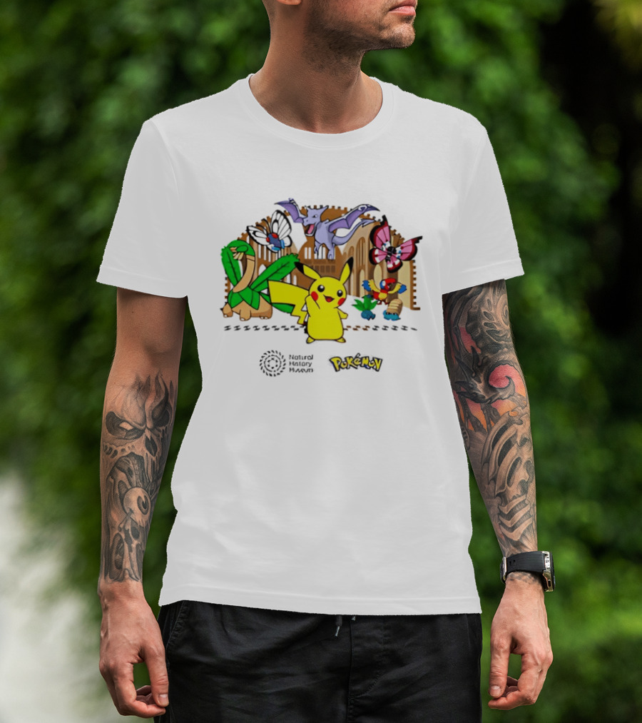Pokémon Natural History Museum 2026 Pikachu And Friends Adventure T-Shirt