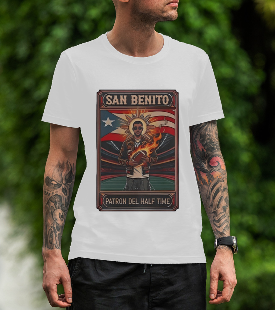 San Benito Patron Del Half Time Game Day Benito Bowl T-Shirt