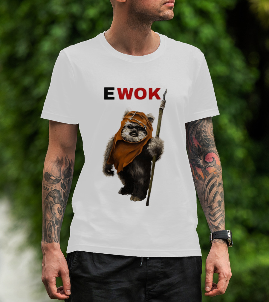 Ewok Wicket W Warrick Star Wars Character Iconic Film Creature T-Shirt