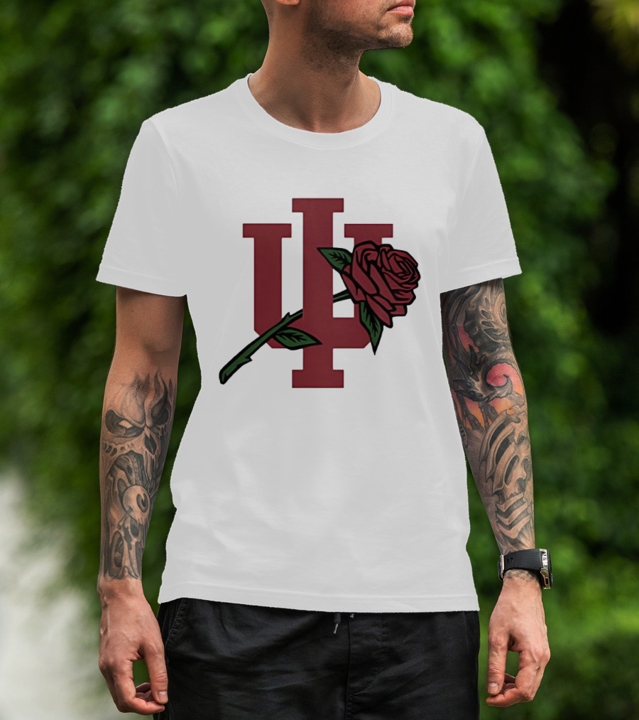 Indiana Hoosiers IU Rose T-Shirt