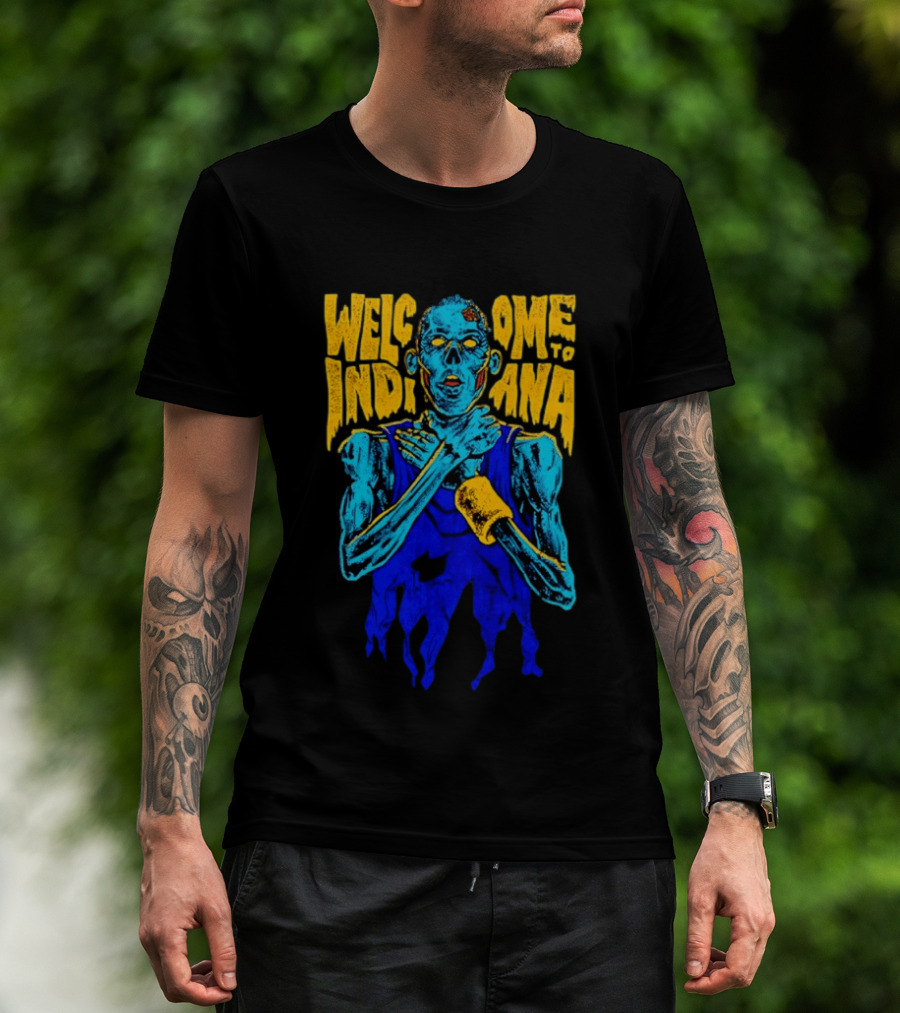 Welcome To Indiana Knick Killer Zombie T-Shirt
