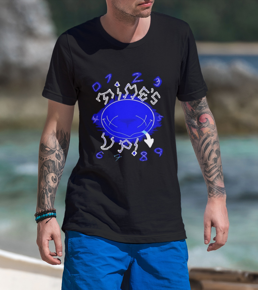 Times Up Design Kookoo Grace Numbers Blue T-Shirt