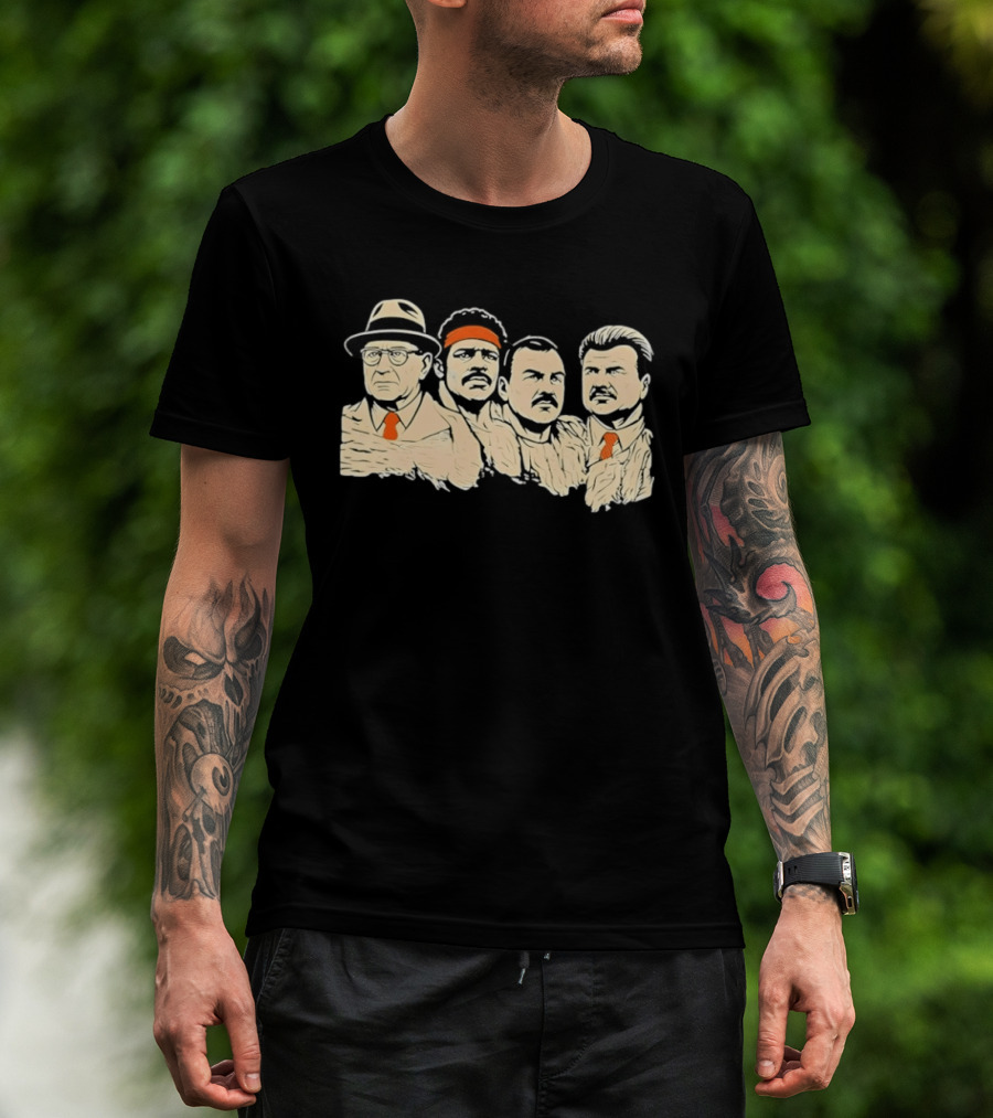 Rushmore Bears Mike Ditka Coach Iconic Football History T-Shirt