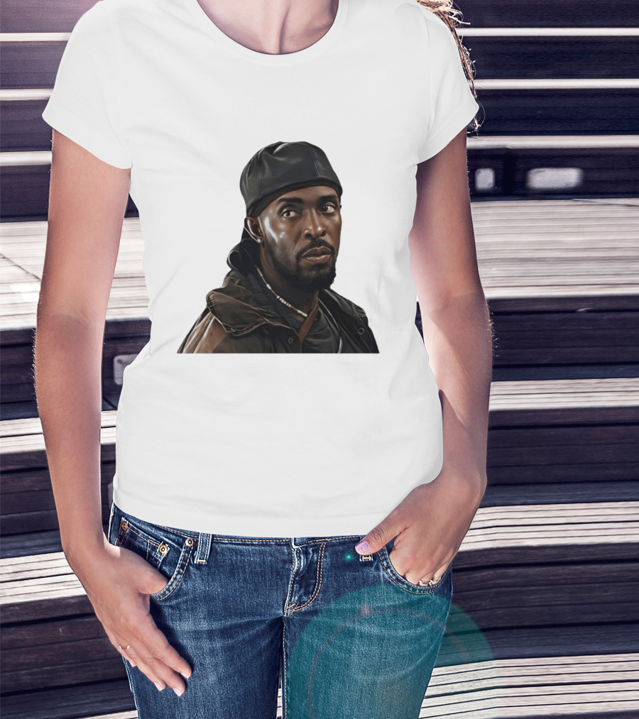 Tray Chaney The Wire Omar Leather Hat Beaded Necklace T-Shirt