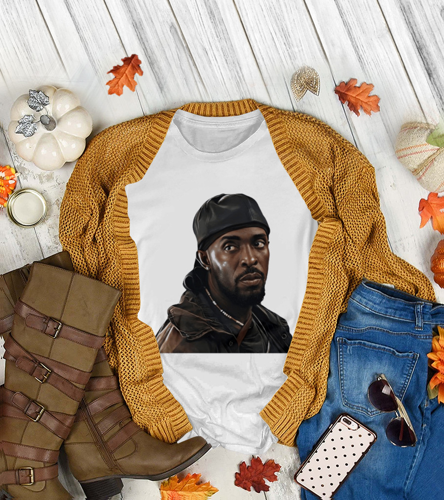 Tray Chaney The Wire Omar Leather Hat Beaded Necklace T-Shirt