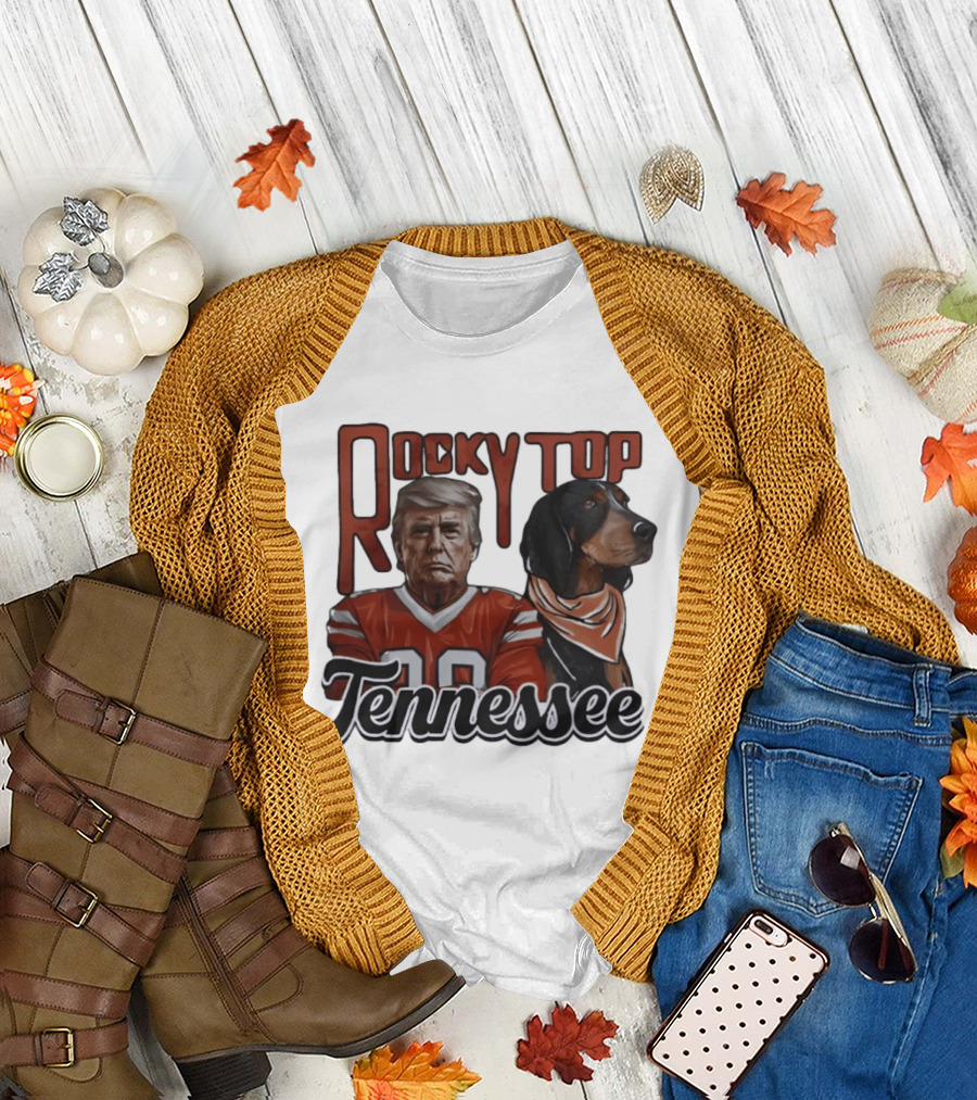 Tennessee Volunteers Rocky Top Donald Trump Smokey Dog T-Shirt