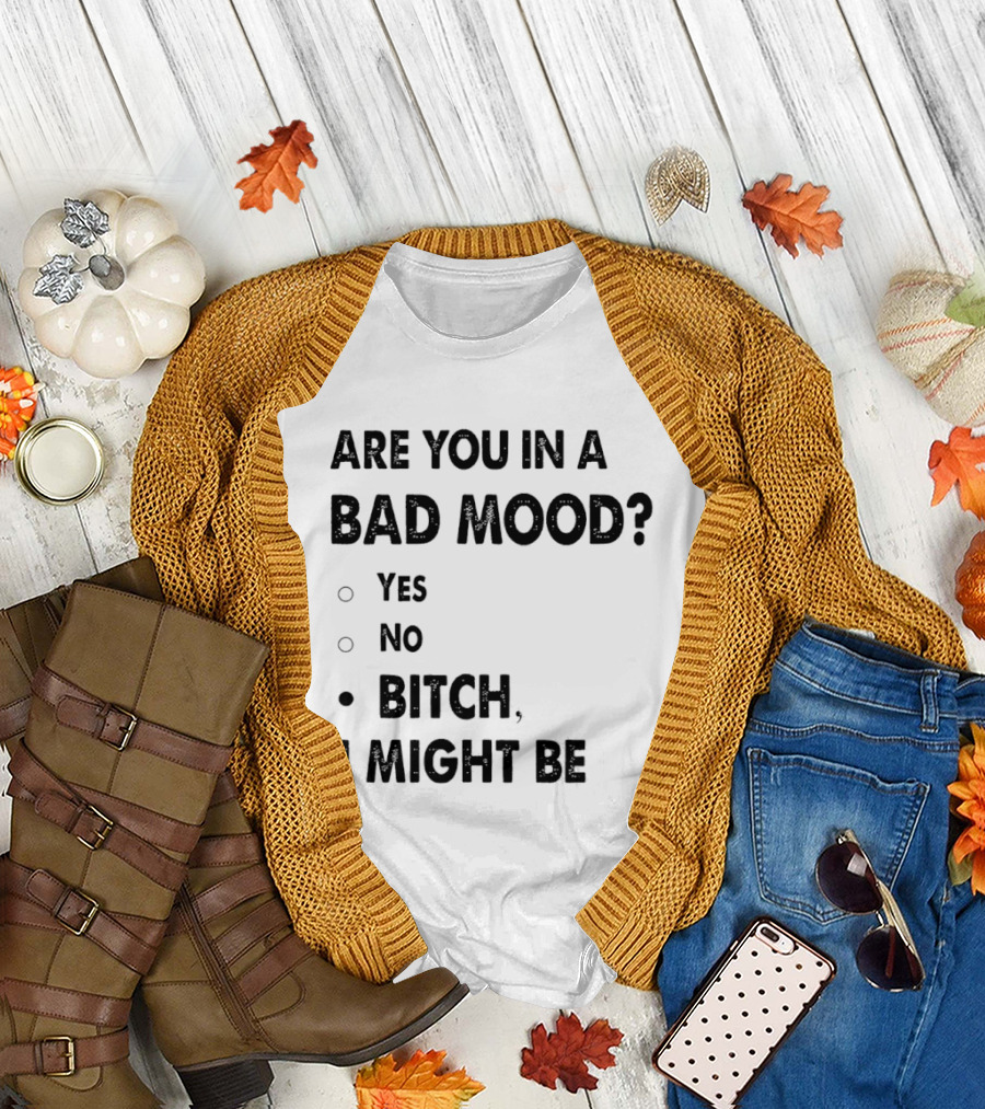 Are You In A Bad Mood Yes No Bitch I Might Be T-Shirt