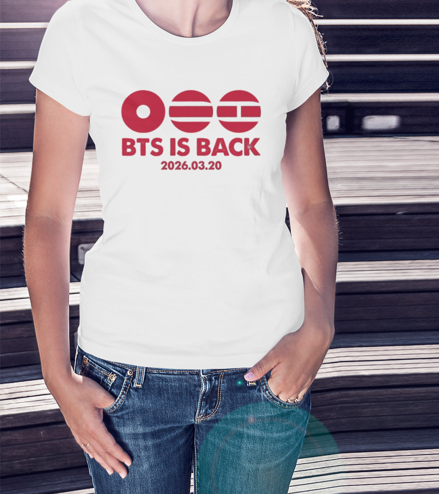 BTS Is Back 2026.03.20 Concert Event T-Shirt
