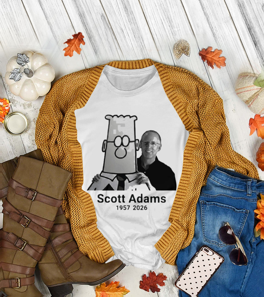 Scott Adams 1957 2026 Dilbert T-Shirt