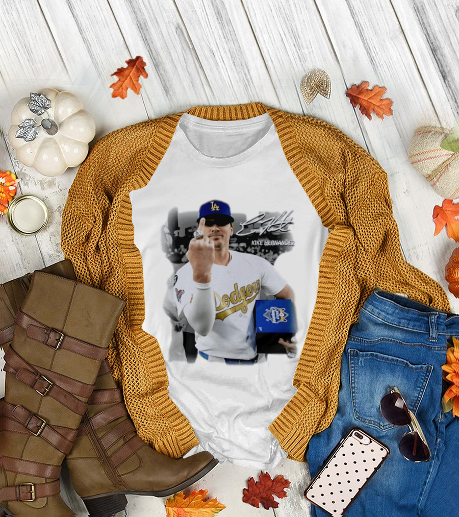 Kike Hernandez former Dodgers T-Shirt