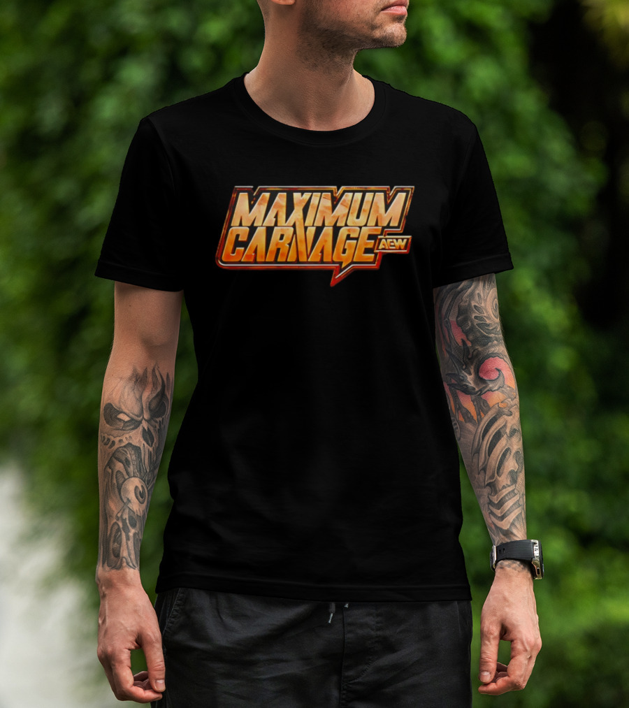AEW Maximum Carnage 2026 Event Wrestling Promotion T-Shirt