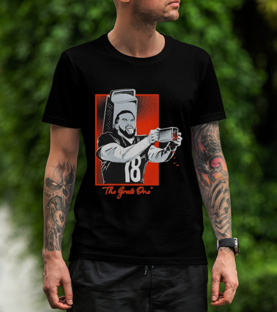 Caleb Williams The Grate One Sports Tribute With Cheese Grater T-Shirt