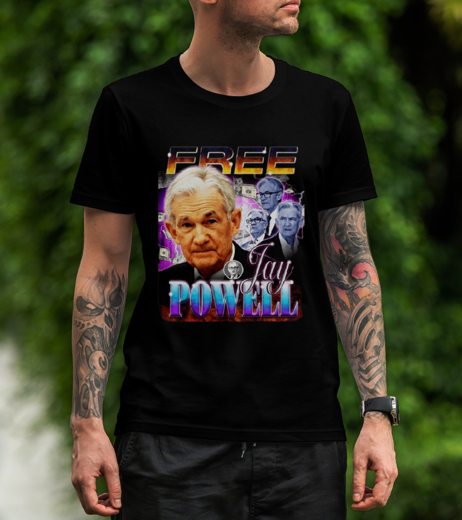 Free Jay Powell Jerome Powell Money T-Shirt