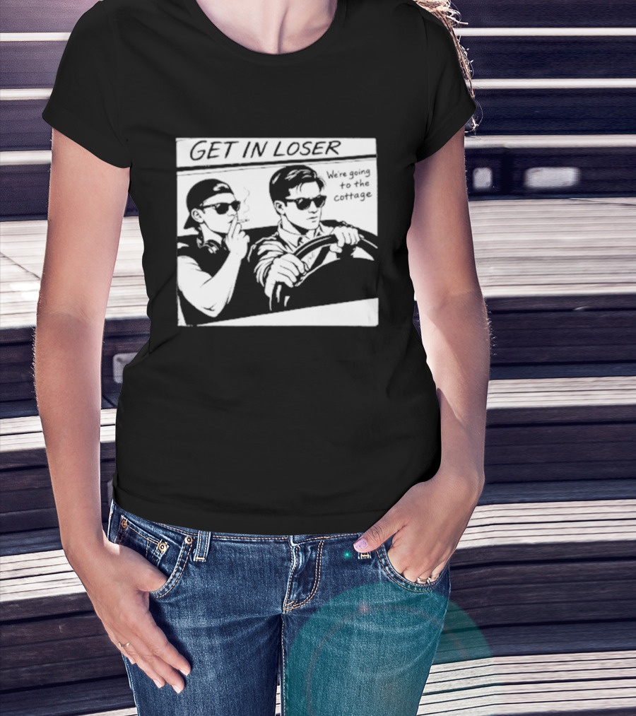 Get In Loser We're Going To The Cottage Heated Rivalry Comic T-Shirt