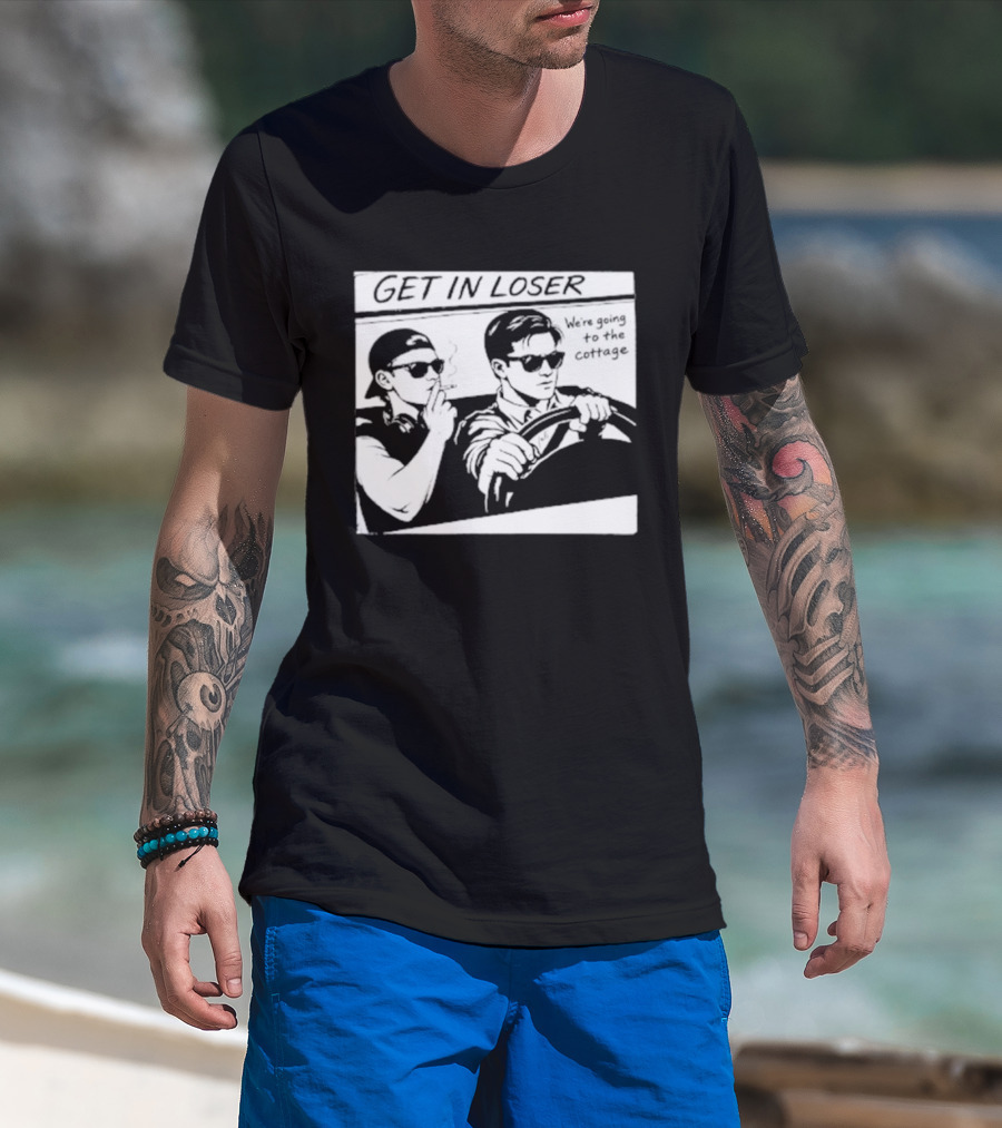 Get In Loser We're Going To The Cottage Heated Rivalry Comic T-Shirt
