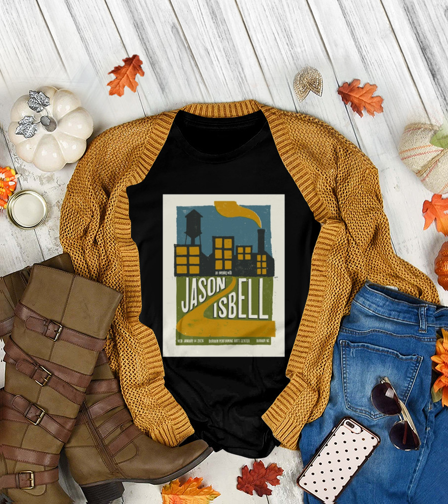 An Evening with Jason Isbell Durham Performing Arts Center January 14 2026 T-Shirt