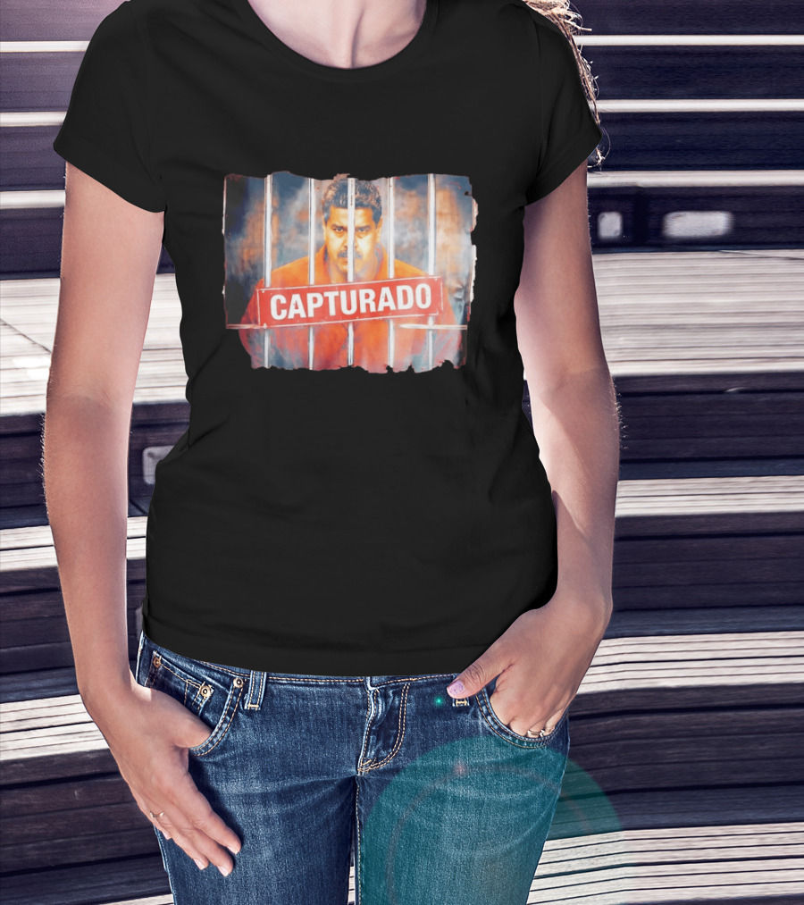 Nicolas Maduro Capturado Behind Bars Prison T-Shirt