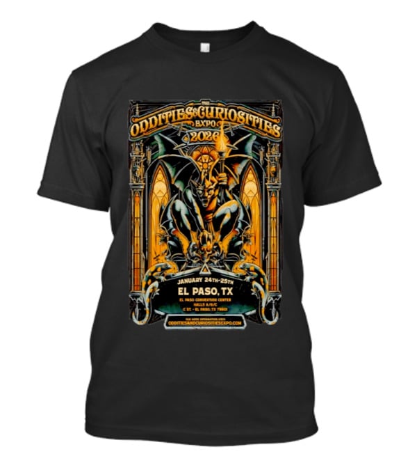 Oddities And Curiosities Expo 2026 El Paso Texas January 24th 25th Event Details T-Shirt