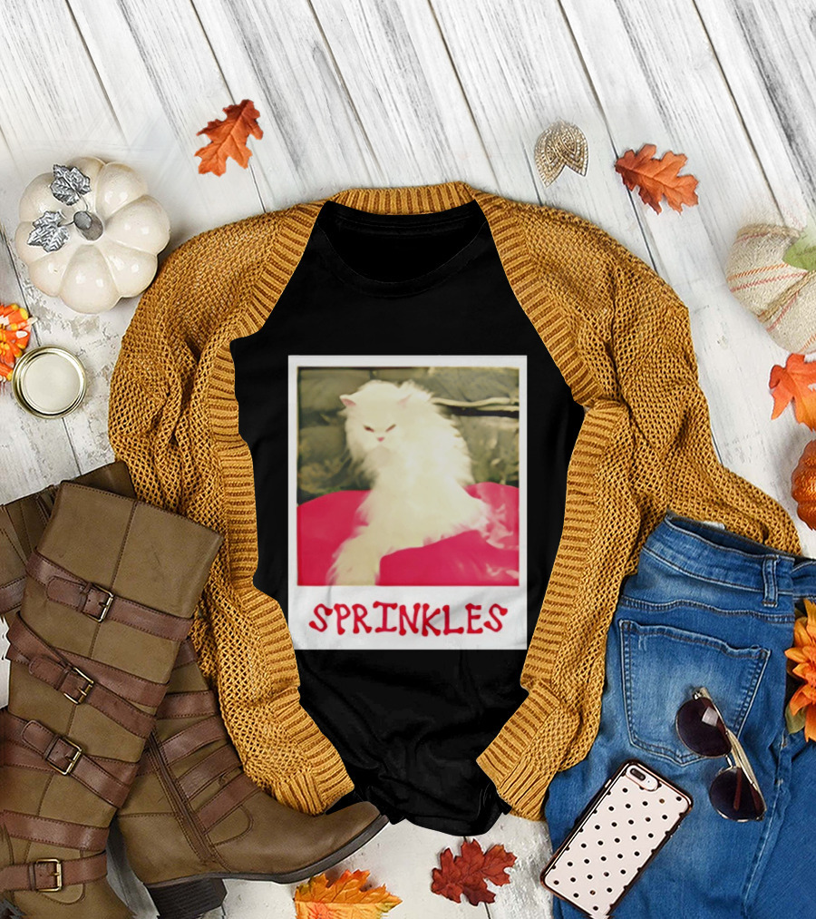 Office Angela Martin Sprinkles Cat Image pólvora T-Shirt