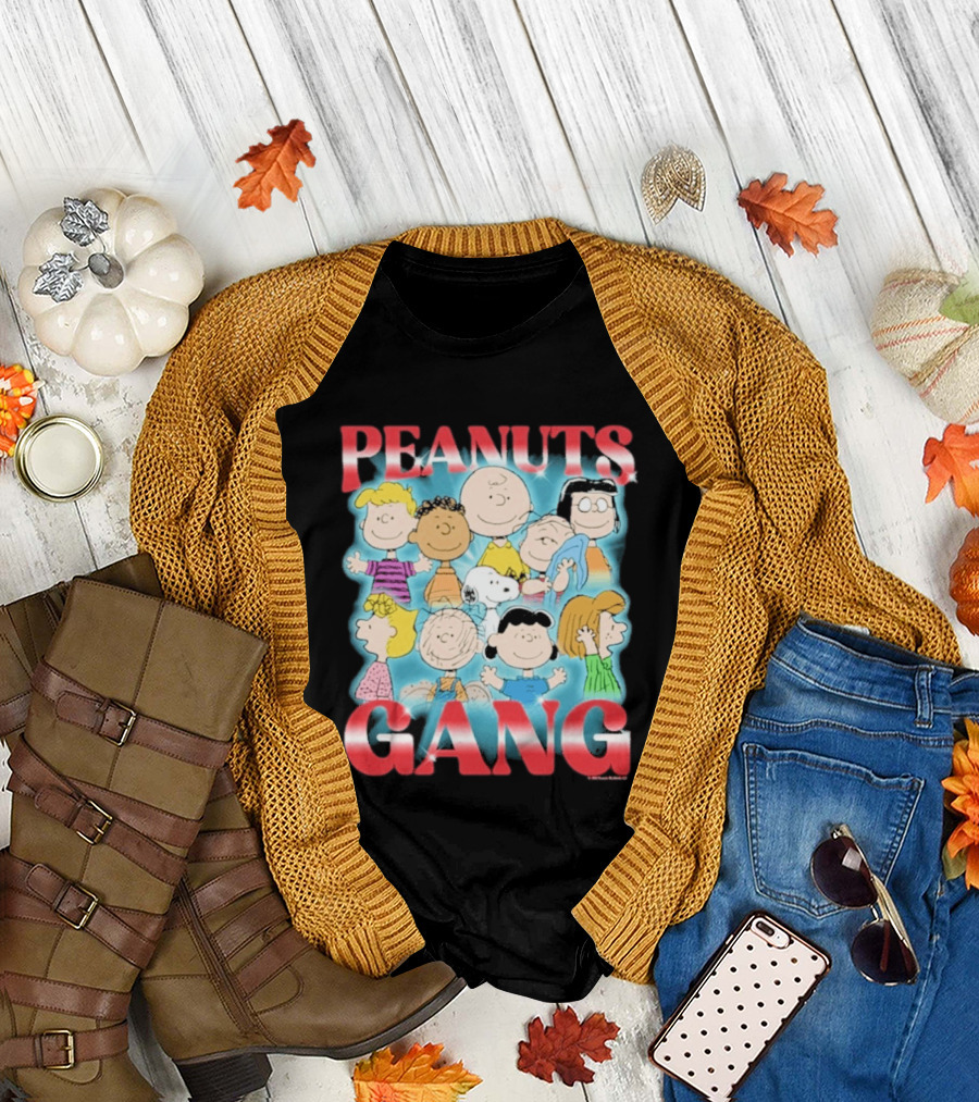Peanuts Gang Charlie Brown Snoopy Friends T-Shirt
