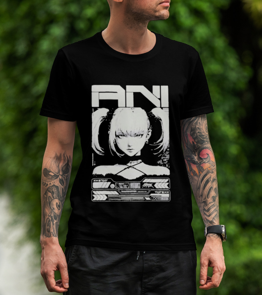 XAI ANI Dark Manga Futuristic Anime Aesthetic T-Shirt