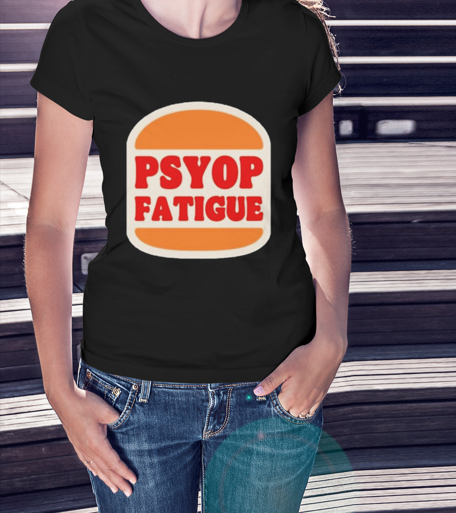 Psyop Fatigue Burger Parody Spirituallock T-Shirt