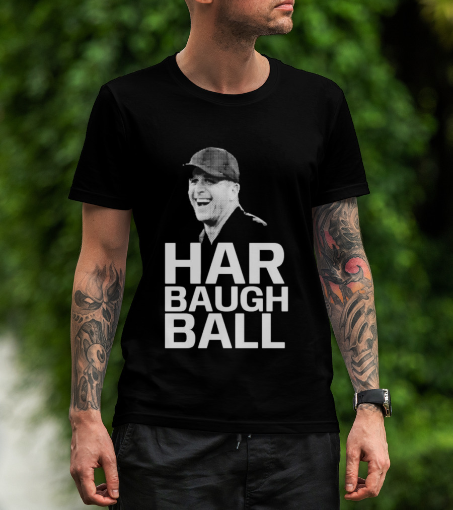 Jim Harbaugh Ball New York Giants Coach T-Shirt