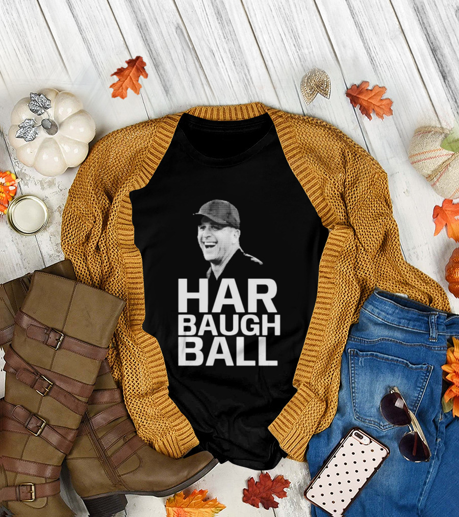 Jim Harbaugh Ball New York Giants Coach T-Shirt