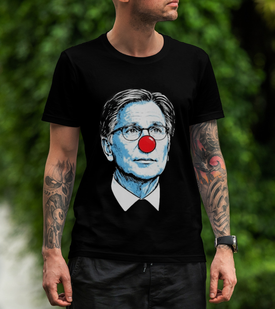 Craig Breslow Clown Portrait Red Nose T-Shirt