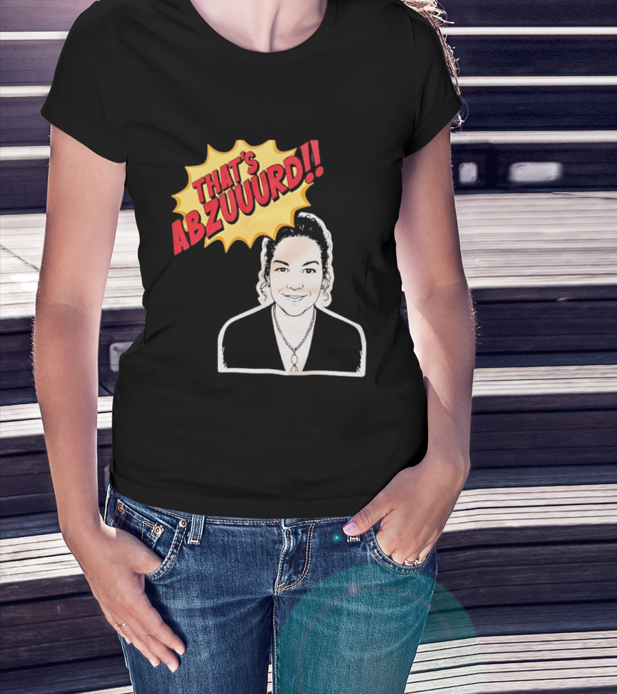 THAT'S ABZUUURD Cartoon Style Comic Expression T-Shirt