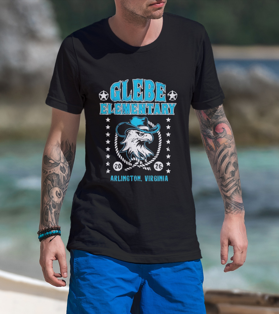 Glebe Elementary Arlington Virginia 2026 Eagle Sheriff T-Shirt