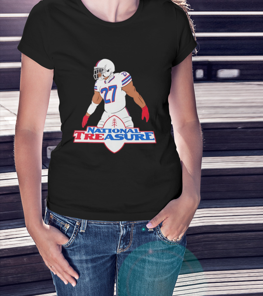 National Treasure Tre'Davious White 27 Buffalo Bills Football Legend T-Shirt