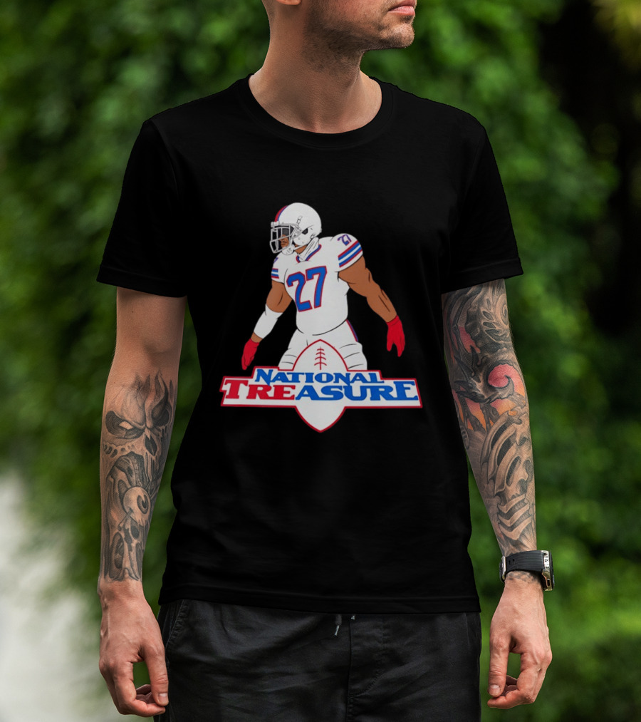 National Treasure Tre'Davious White 27 Buffalo Bills Football Legend T-Shirt