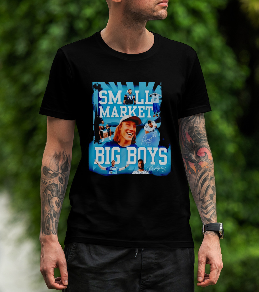 Small Market Big Boys Trevor Lawrence Jacksonville Jaguars Playoffs 2016 T-Shirt