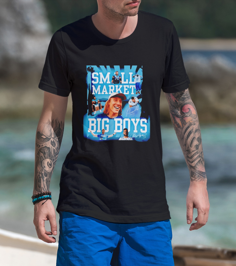 Small Market Big Boys Trevor Lawrence Jacksonville Jaguars Playoffs 2016 T-Shirt