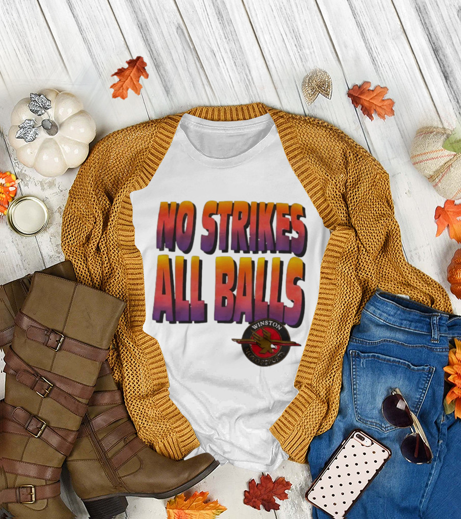 Winston Motorsports No Strikes All Balls T-Shirt