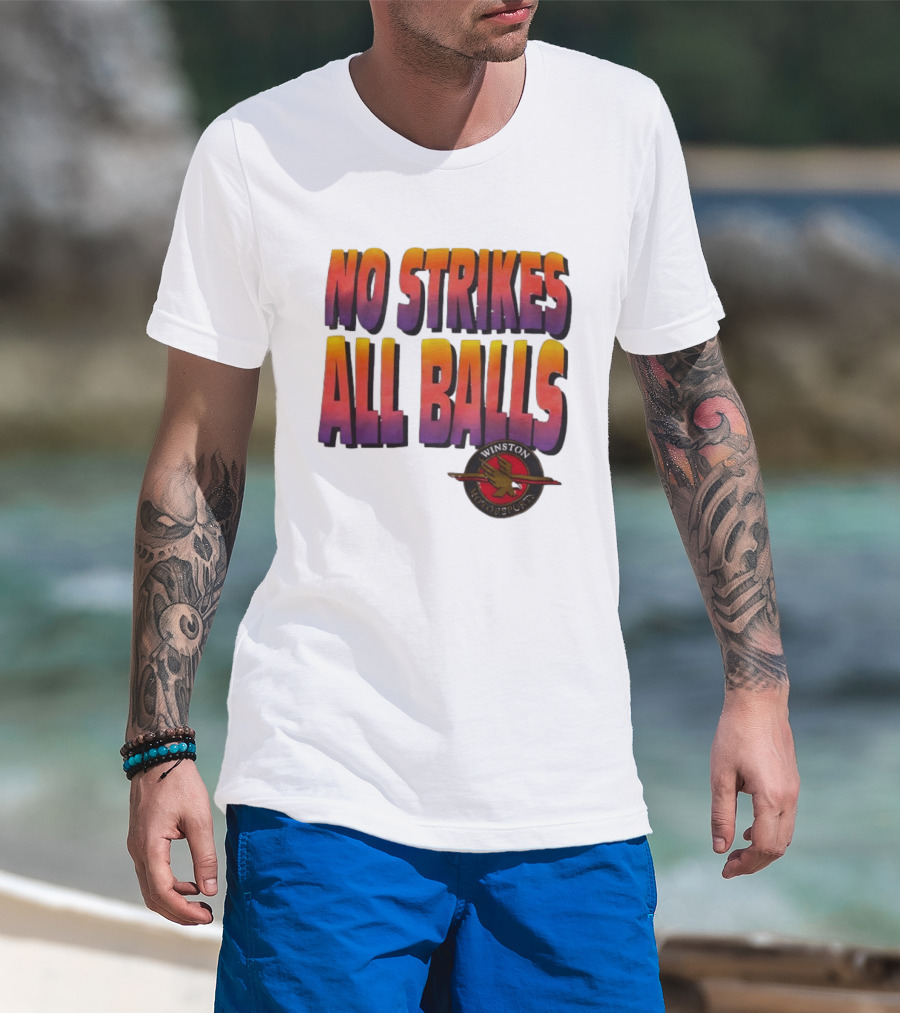 Winston Motorsports No Strikes All Balls T-Shirt