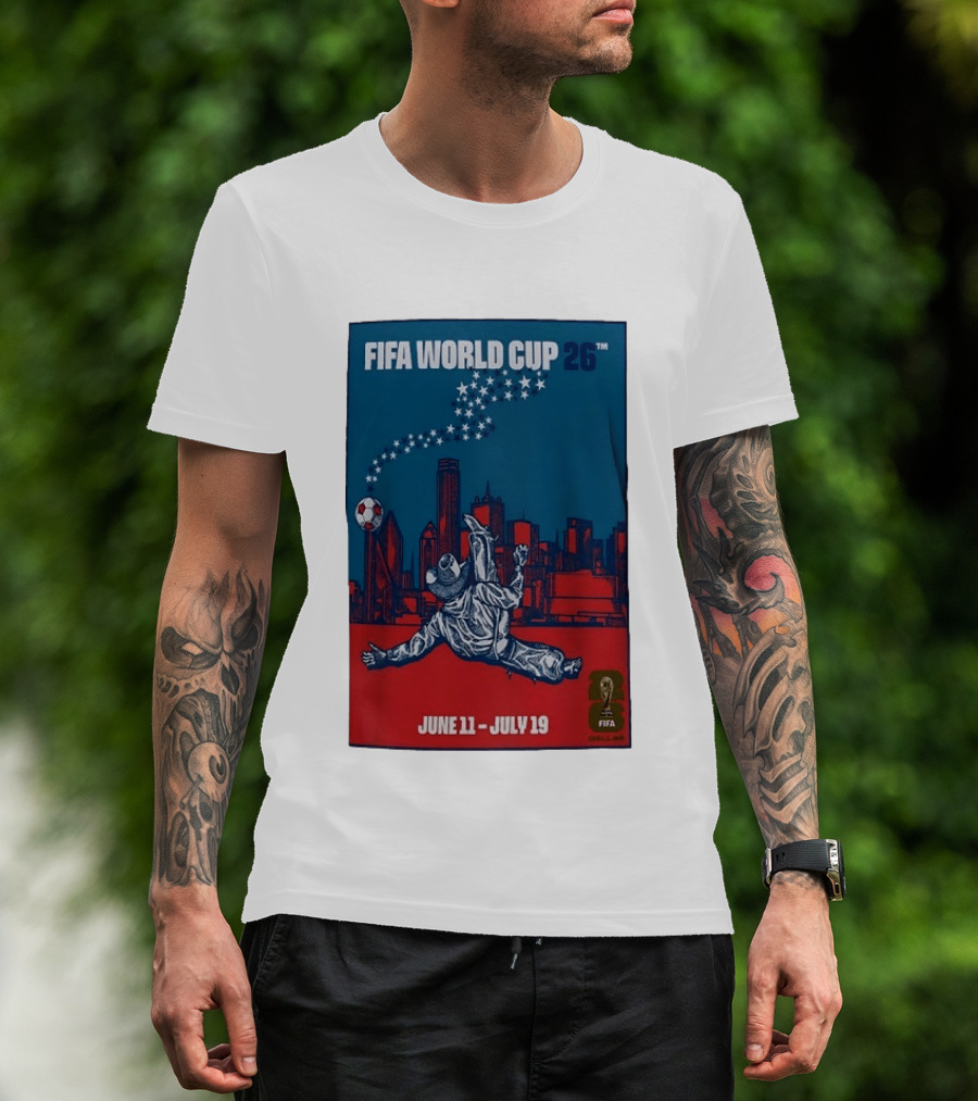 FIFA World Cup 2026 Dallas Cowboy June 11 July 19 T-Shirt